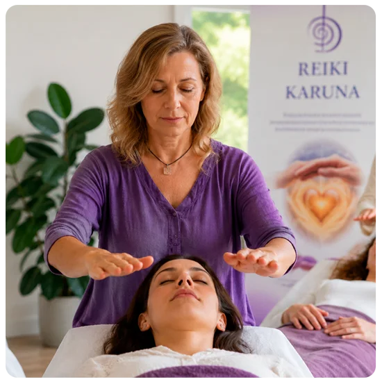 Sesión de Reiki Karuna con acompañamiento energético